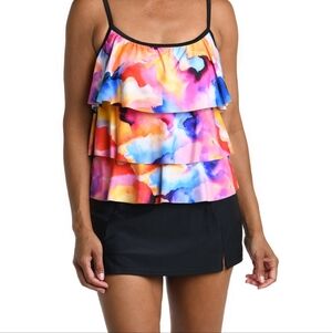 Maxine of Hollywood Multicolor Layered Camisole